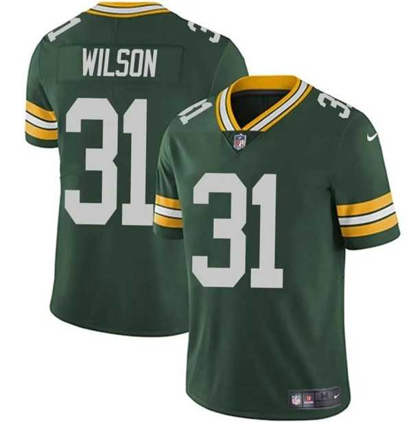 Men & Women & Youth Green Bay Packers #31 Emanuel Wilson Green Vapor Limited Football Stitched Jersey